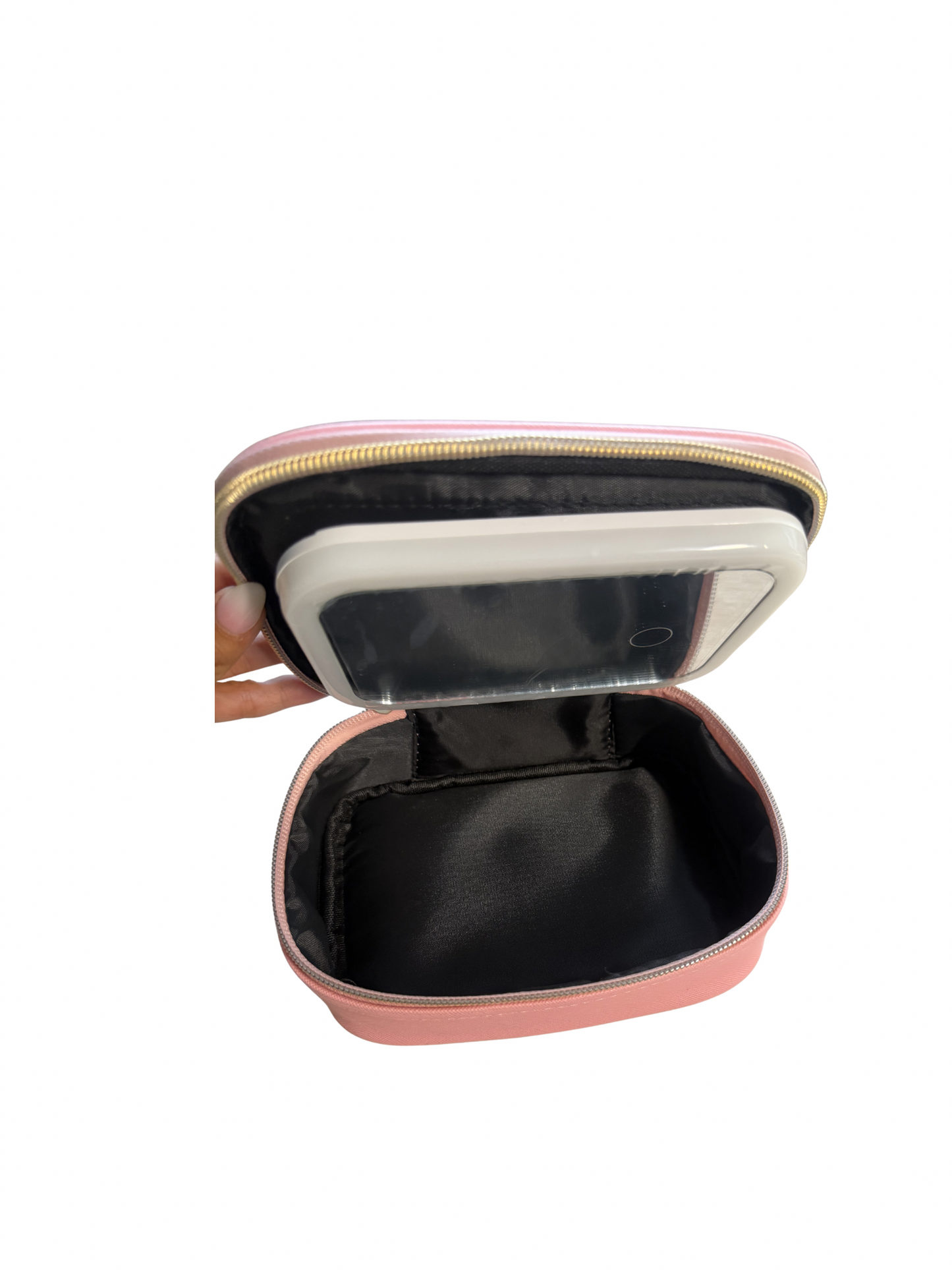 LED Mirror Portable Makeup Bag