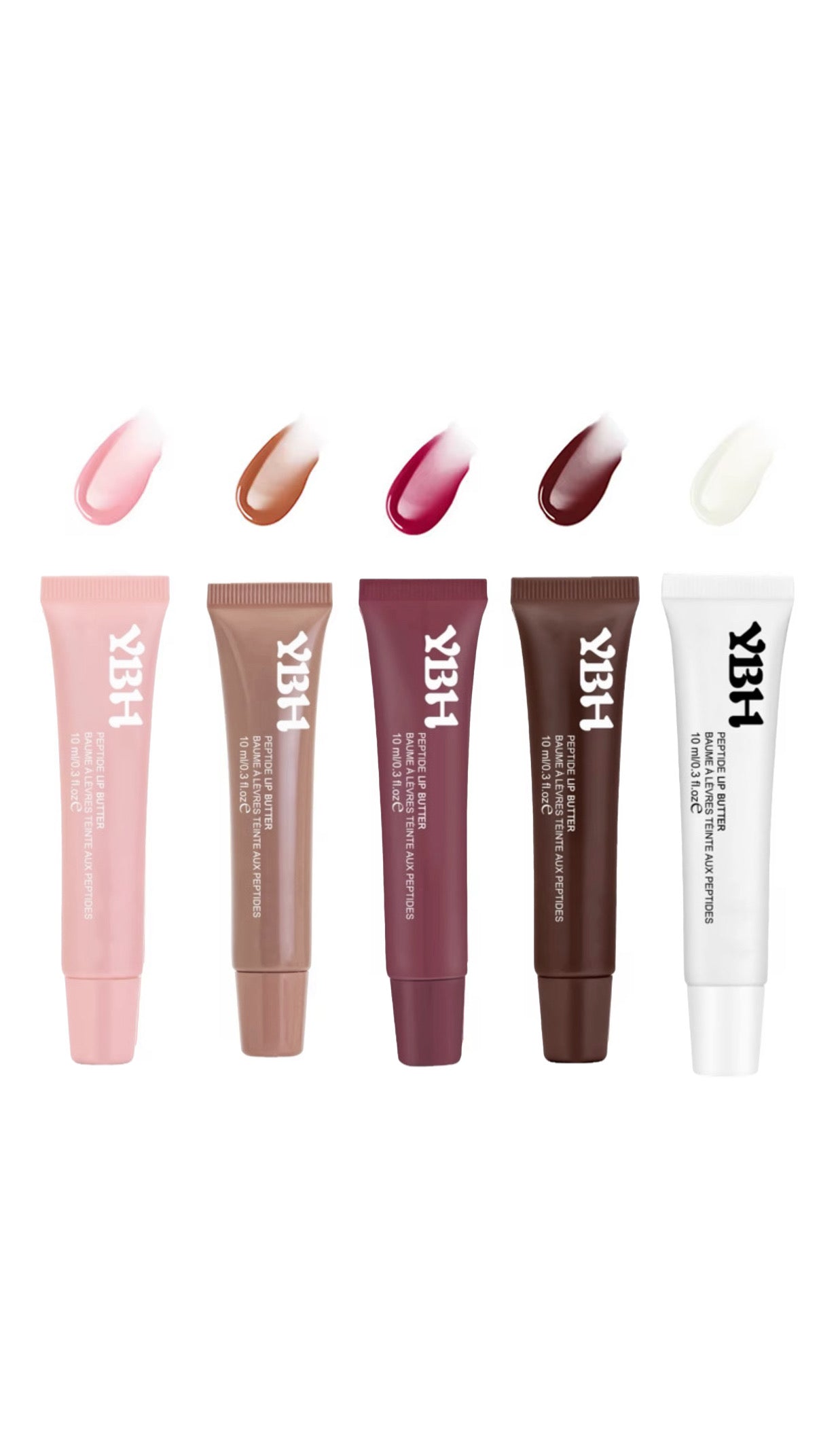 5 color aroma peptide lip butter balm